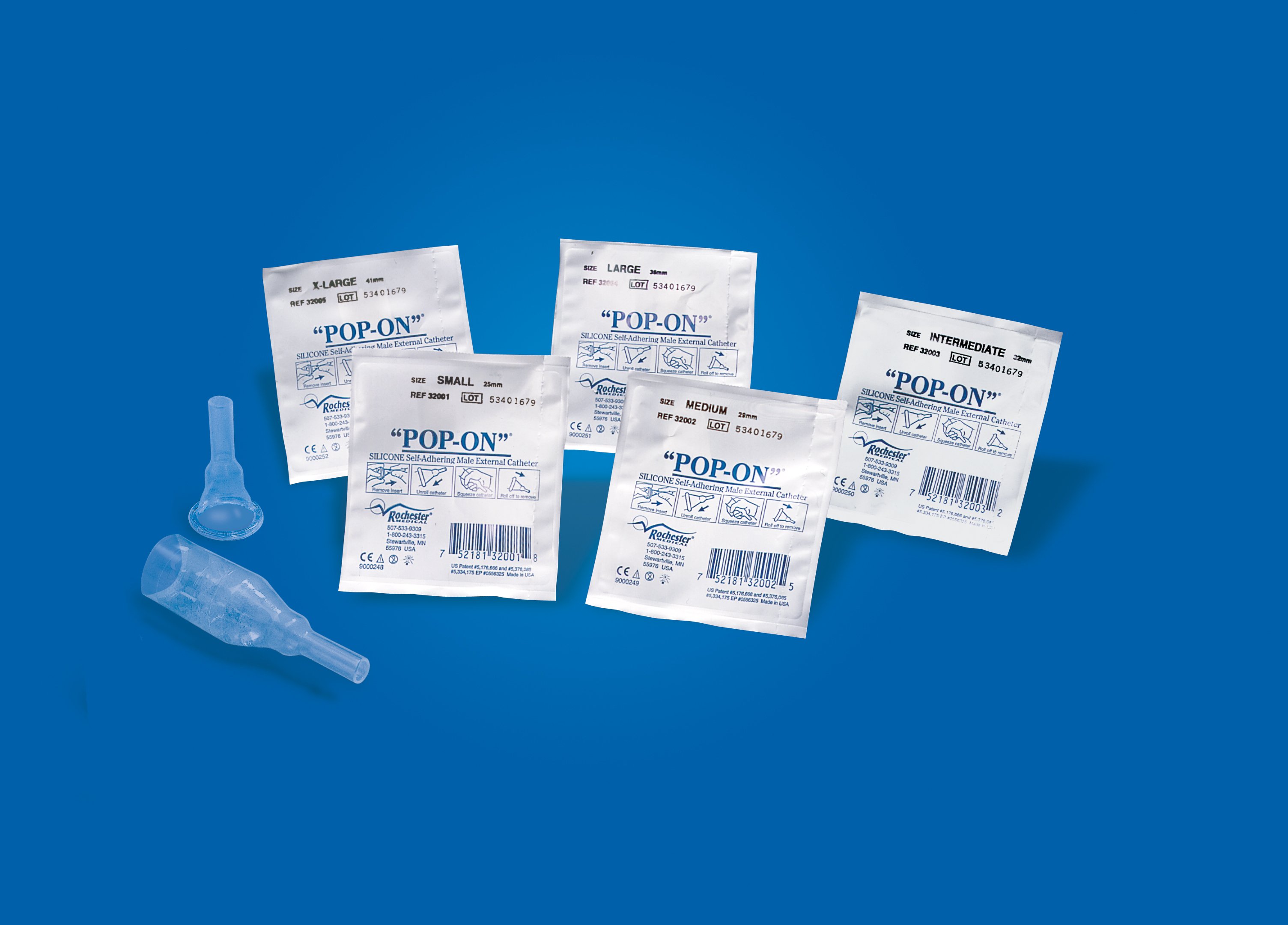 Pop-On Male External Catheter, Large MK 690602