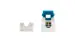 Cat6A RJ45 110 Type Keystone Jack, Blue