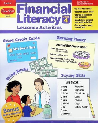 Financial Literacy Lessons and Activities, Grade 4