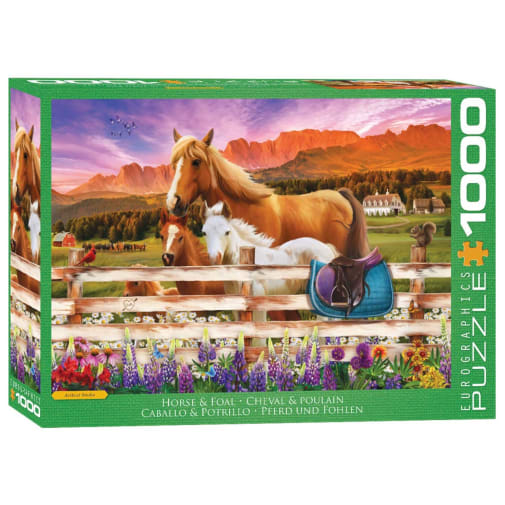 Horse and Foal Jigsaw Puzzle - 1000 pieces