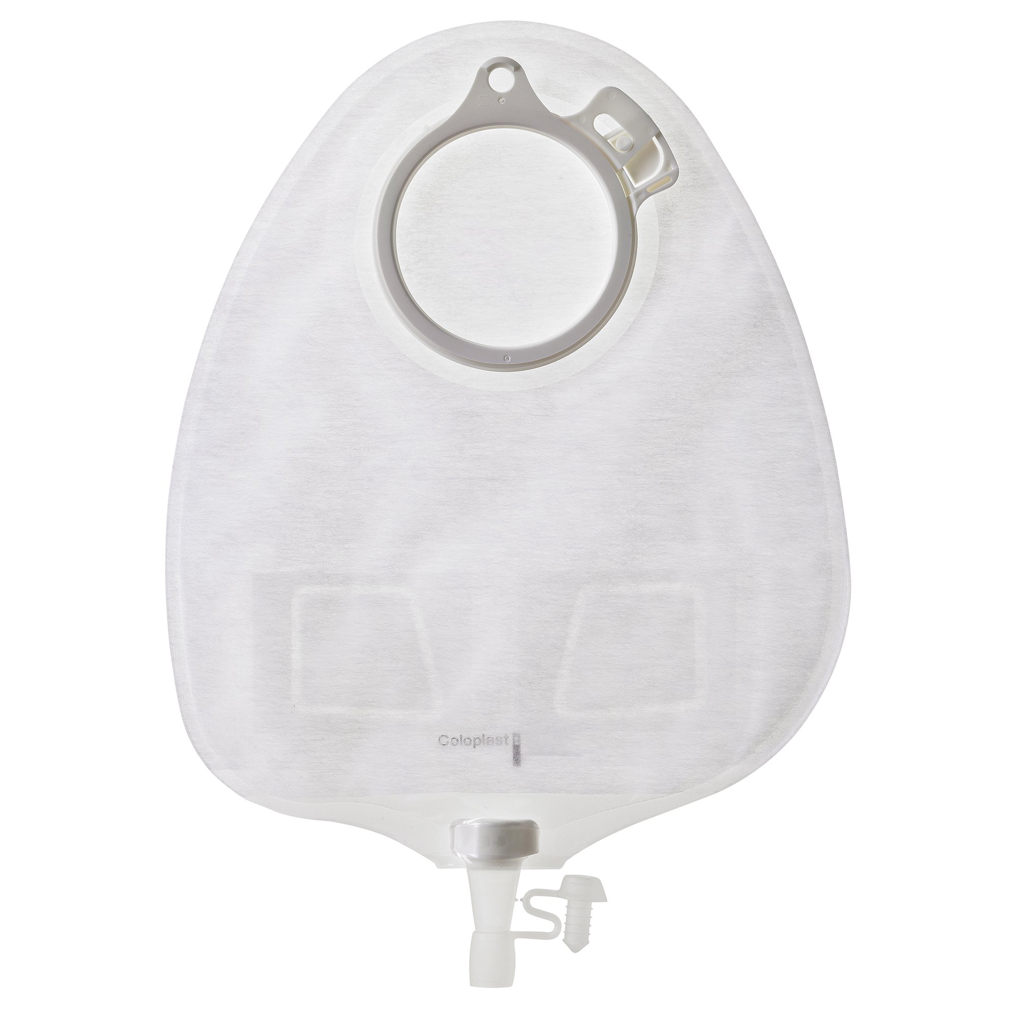 Assura Two-Piece Transparent Urostomy Pouch, Blue Match MK 550846
