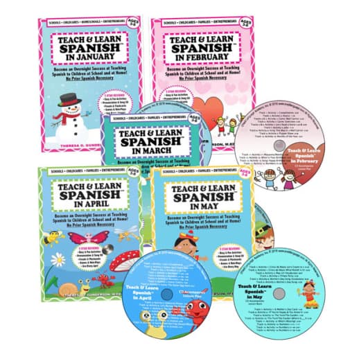 Teach & Learn Spanish Book & CD Spring Semester