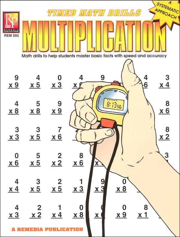 Multiplication and Division Speed Drill Worksheets – Mixed Facts