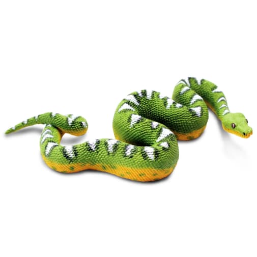 Emerald Tree Boa Toy Figure (Incredible Creatures)
