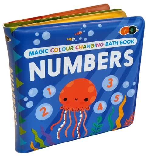 Magic Colour Changing Bath Book - Numbers