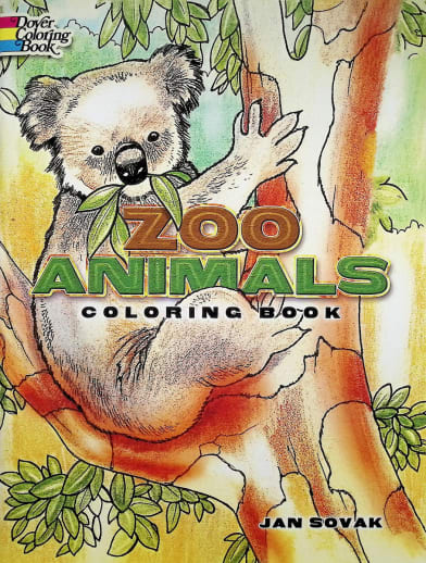 Zoo Animals Coloring Book