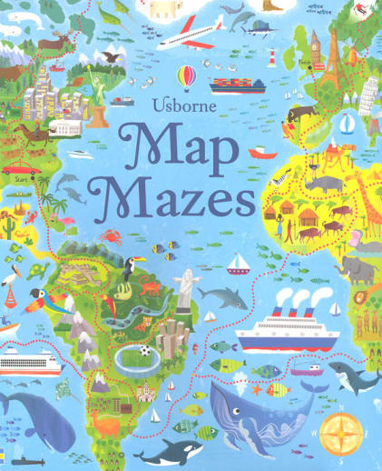 Map Maze Book (Usborne)