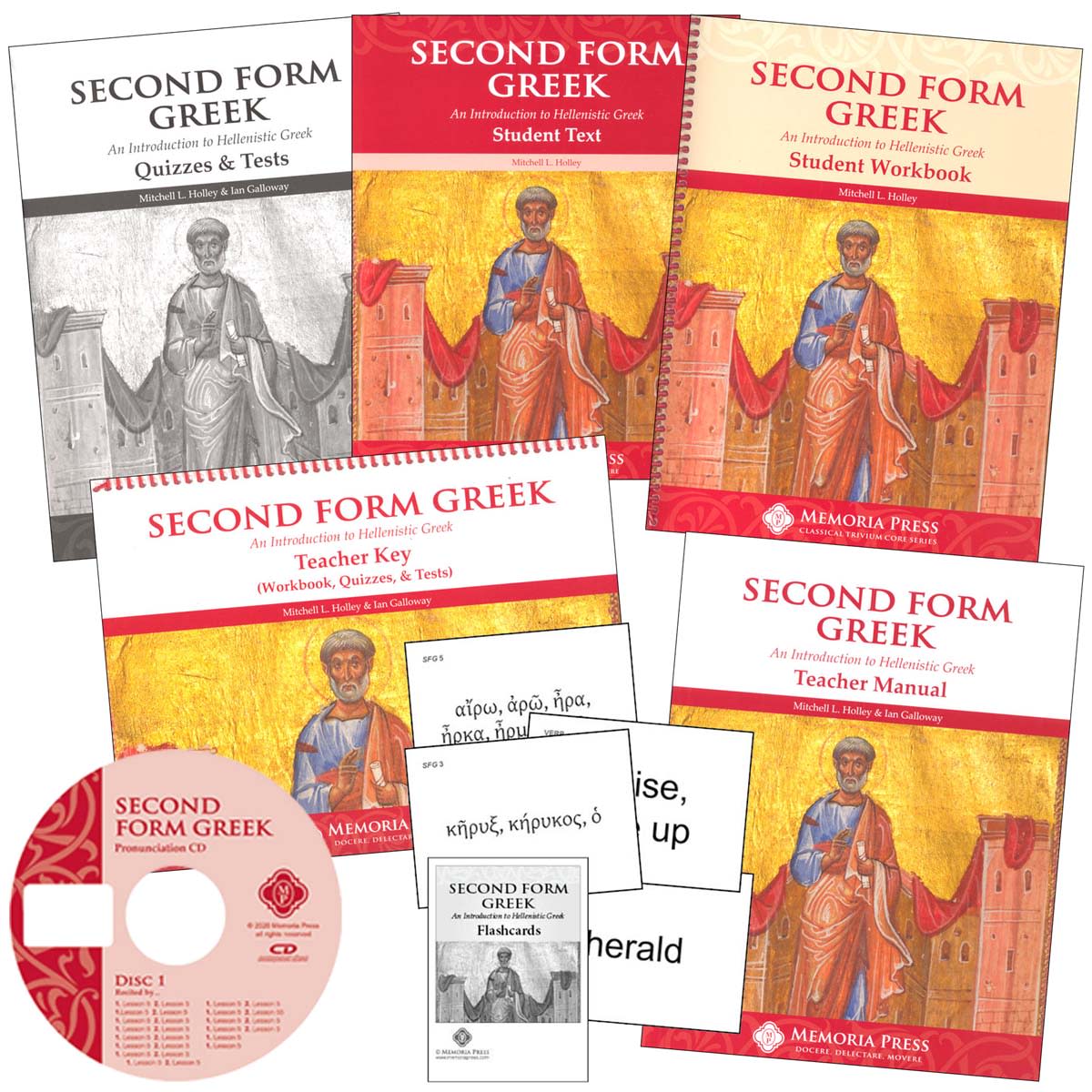 Memoria Press Second Form Greek Basic Set