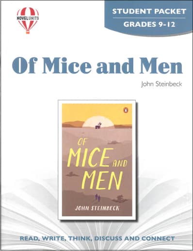 Of Mice and Men Novel Units Student Packet