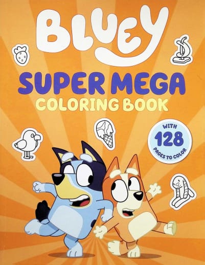 Super Mega Coloring Book (Bluey)