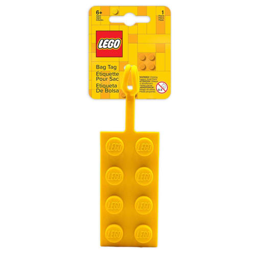 LEGO Bag Tag - Yellow Brick (2X4)