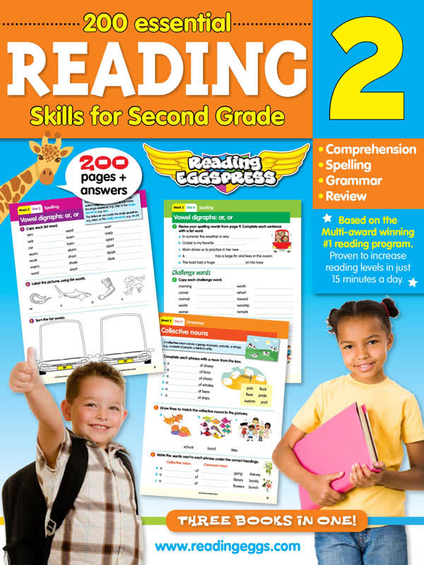 Reading Eggspress Reading Workbook Grade 2