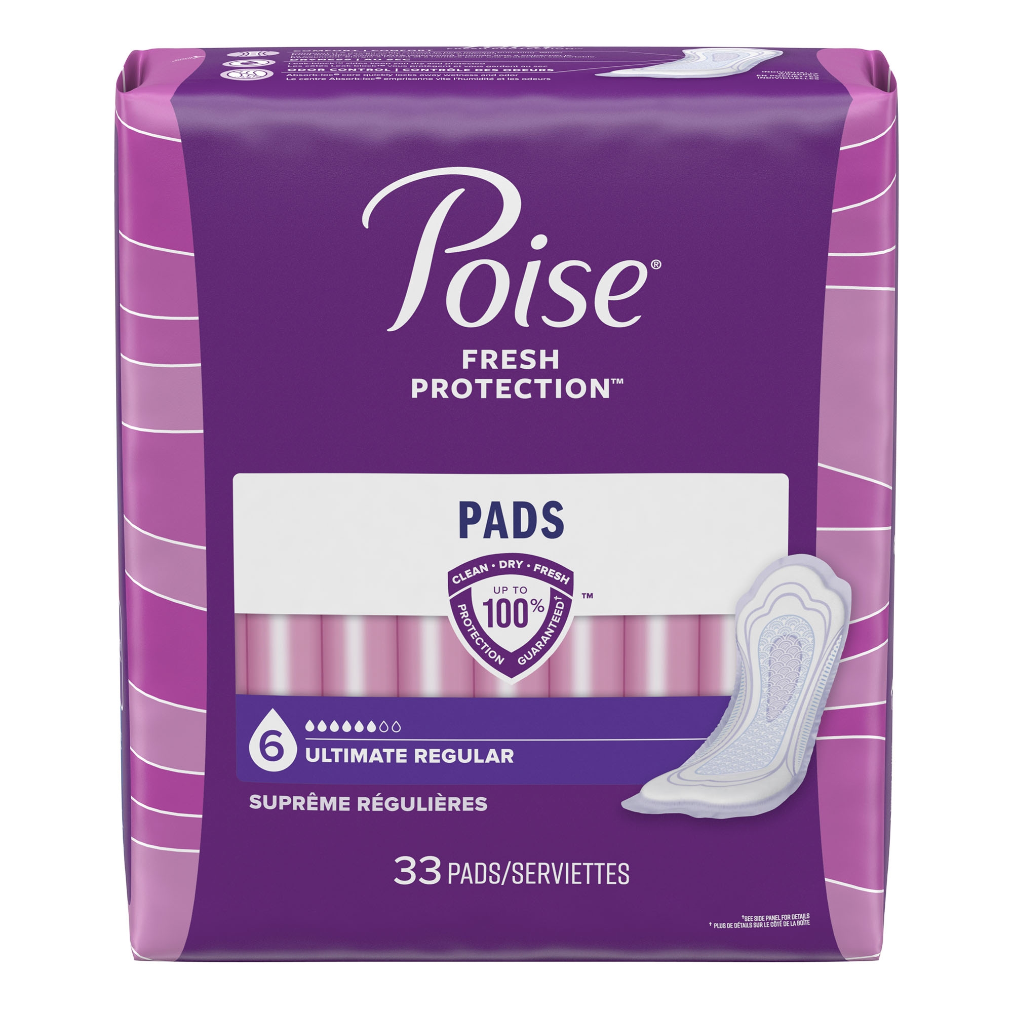 Poise Bladder Control Pads, Heavy Absorbency MK 802342