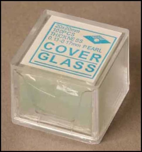 Glass Cover Slips (22 x 22mm - 100)