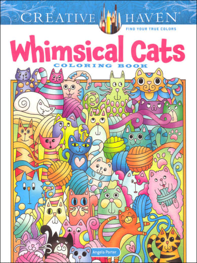 Whimsical Cats Coloring Book (Creative Haven)