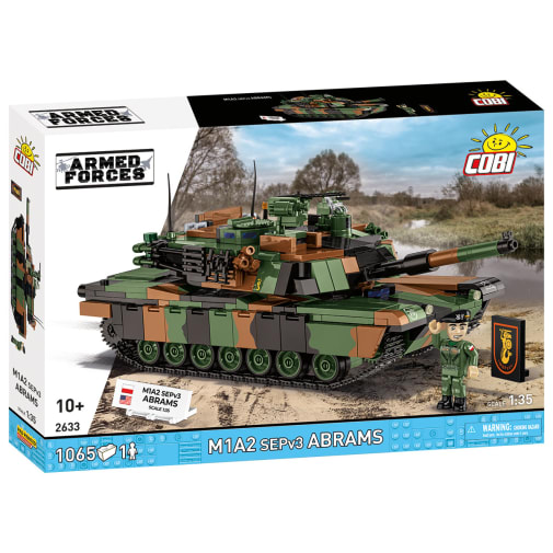 M1A2 Abrams US - 1069 pieces (Armed Forces)