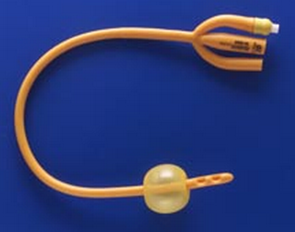 Rsch Gold Foley Catheter, 18 Fr., 30 cc, Three Way MK 817232