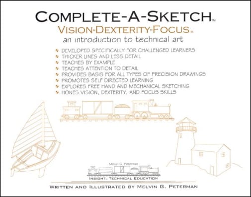 Complete-A-Sketch Vision-Dexterity-Focus