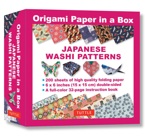 Origami Paper in a Box - Japanese Washi Patterns