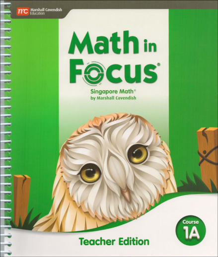 Math in Focus 2020 Teacher Edition Course 1A