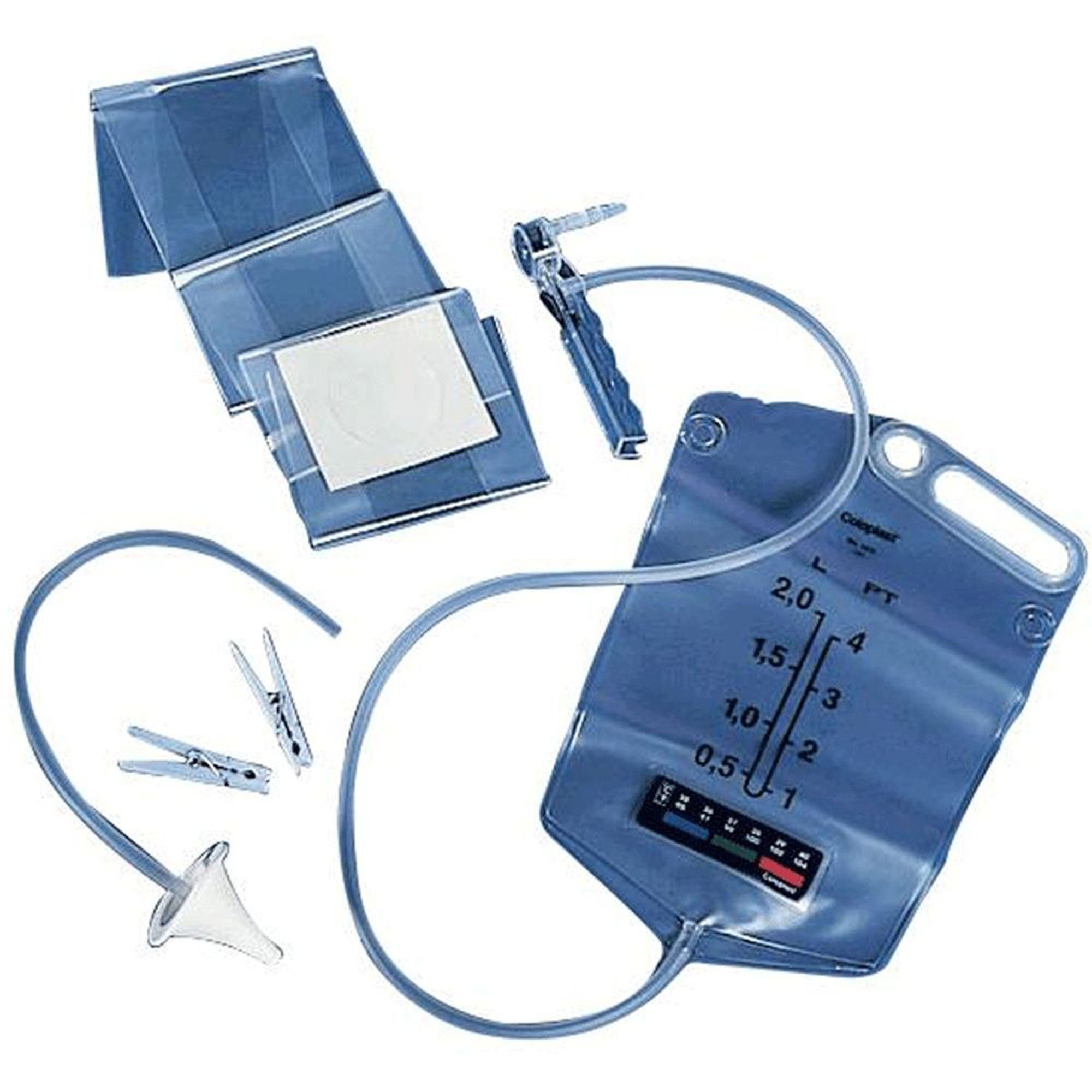 Coloplast Conveen Security+ Extra Large Leg Bag/Bedside Drainage Bag, 51 fl. oz. MK 803973