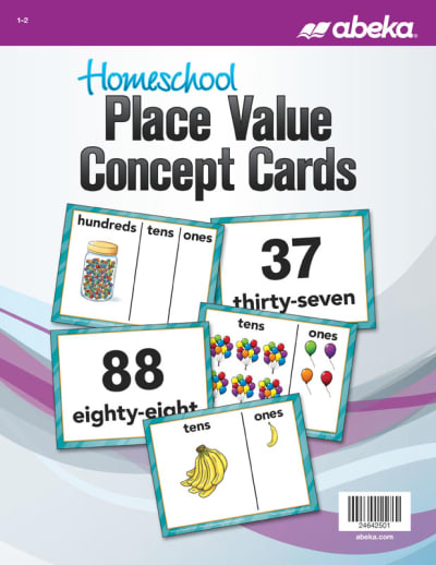 Abeka Homeschool Place Value Concept Cards