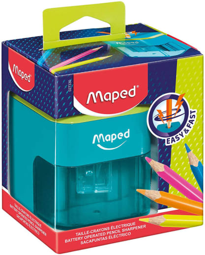 Compact 1 Hole Battery Powered Pencil Sharpener