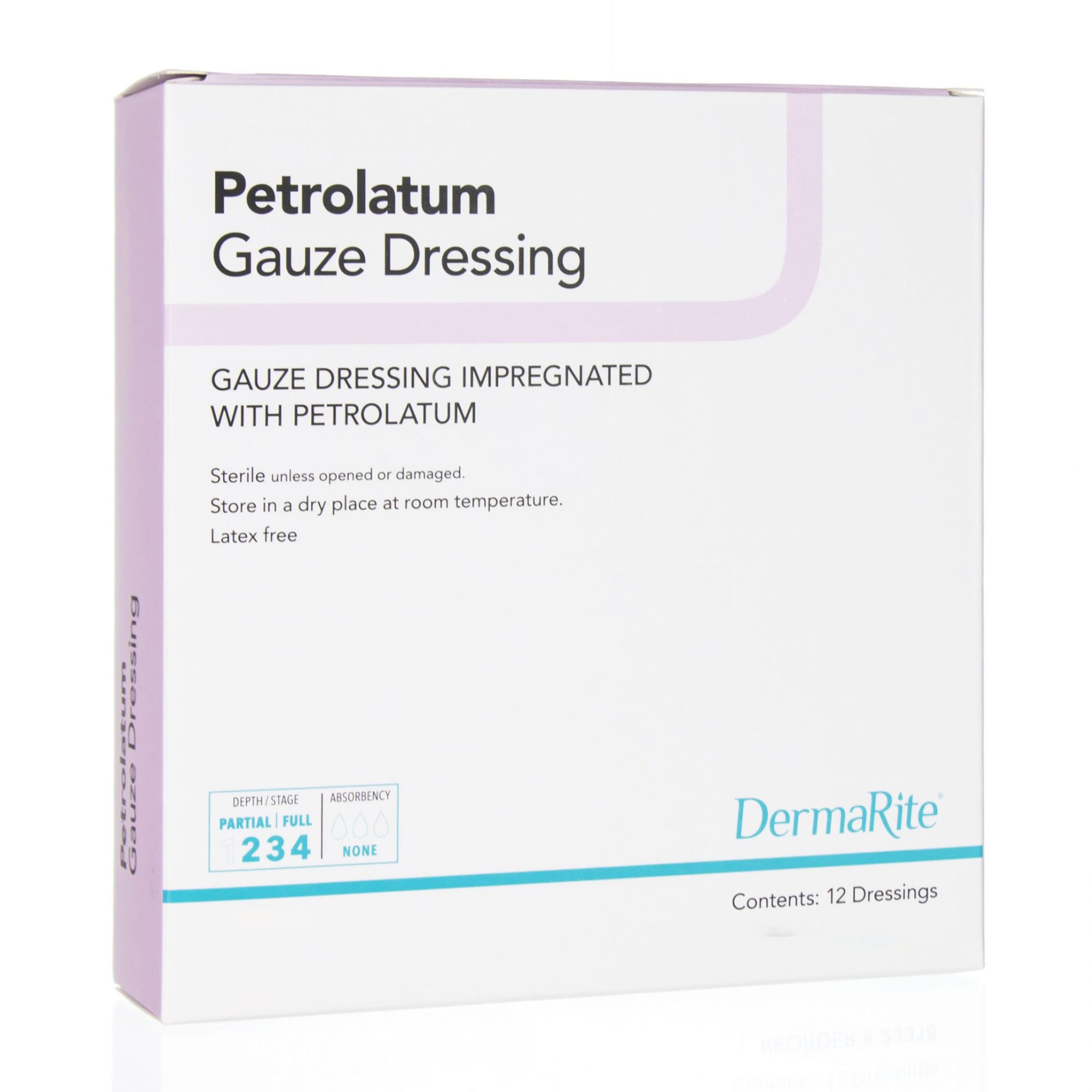 DermaRite Petrolatum Impregnated Dressing, 1 x 8 Inch MK 946689