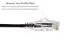 Cat6 Slim Ethernet Patch Cable, Snagless, 5 ft, Black