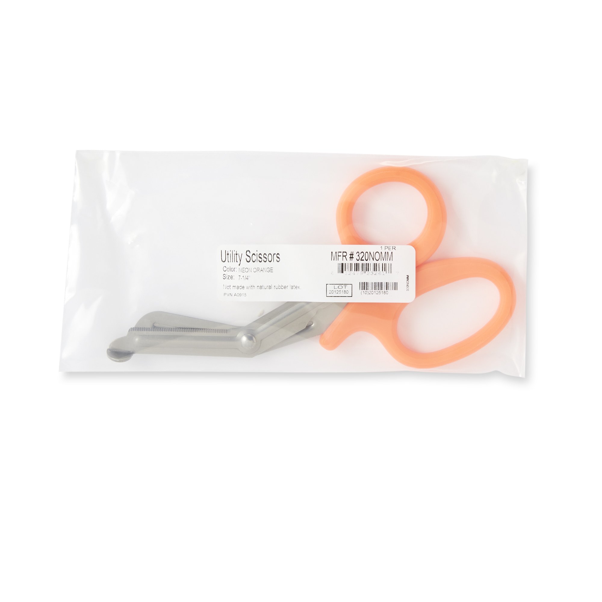 McKesson Medicut Trauma Shears, Orange, 7.25 Inch Length MK 1089414