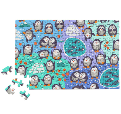 MicroPuzzles Penguins 150-Piece Jigsaw Puzzle