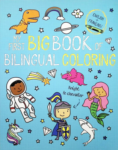 My First Big Book of Bilingual Coloring: French