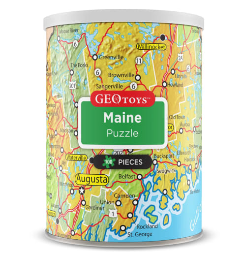 Maine Mini Puzzle - 100 pieces