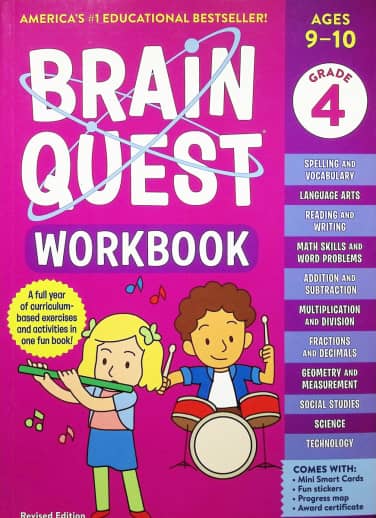 Brain Quest Workbook: Grade 4 Revised Edition