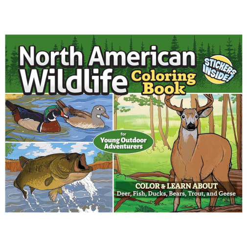North American Wildlife Coloring Book for Young Outdoor Adventurers