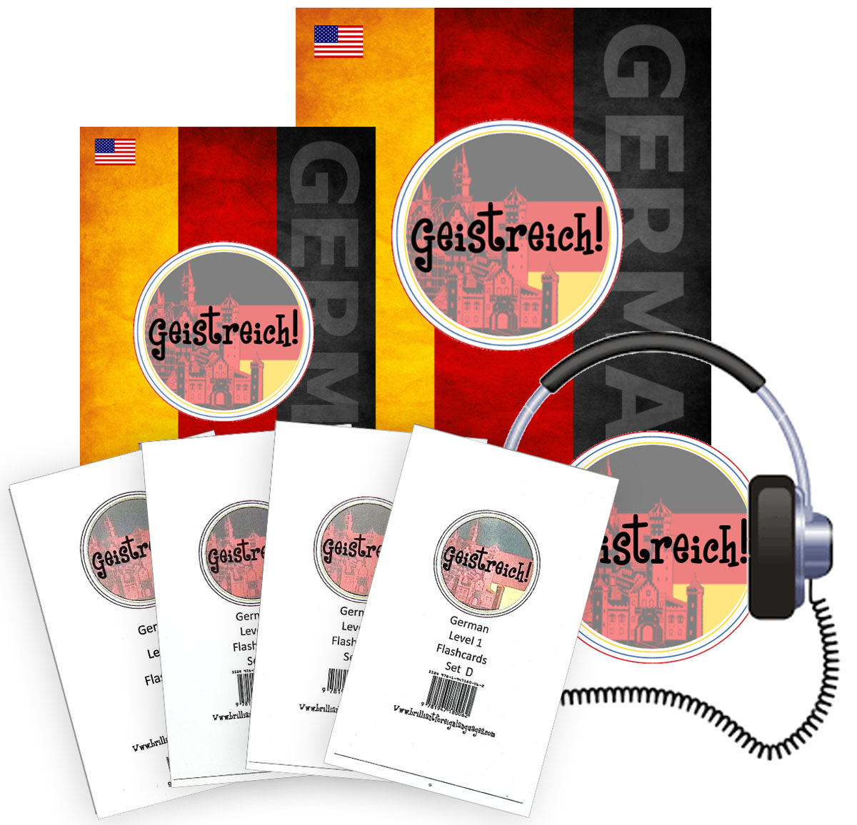 Brilliant! German Level 1 Full Bundle (Brilliant Foreign Languages)