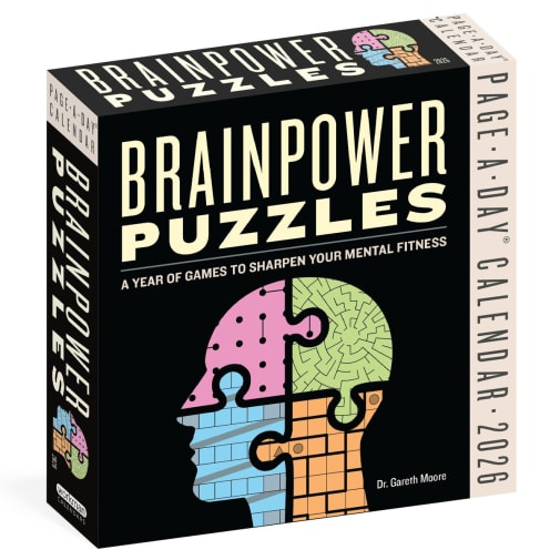 Brainpower Puzzles Page-A-Day 2026 Calendar