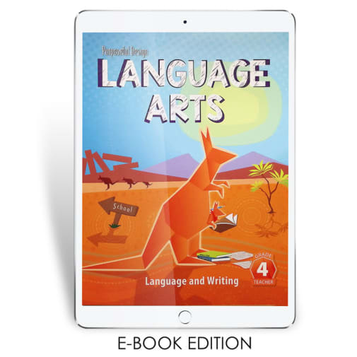 Purposeful Design Language Arts: Grade 4 Language and Writing Teacher Edition E-Book (1-year subscription)