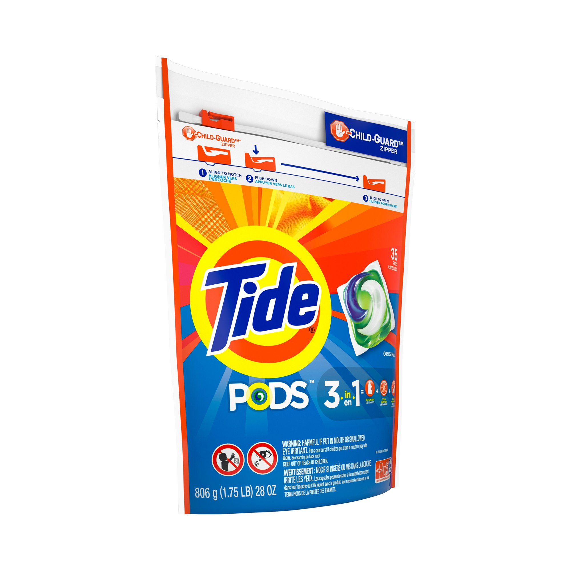 Tide Pods 3-in-1 Laundry Detergent, Original MK 890974