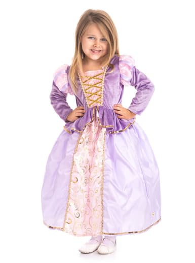 Little Adventures Classic Rapunzel Dress, Size 2XL (Ages 9-11)