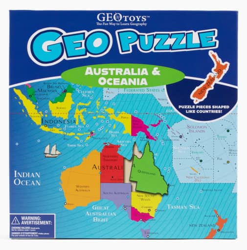 Geotoys Australia and Oceania Puzzle