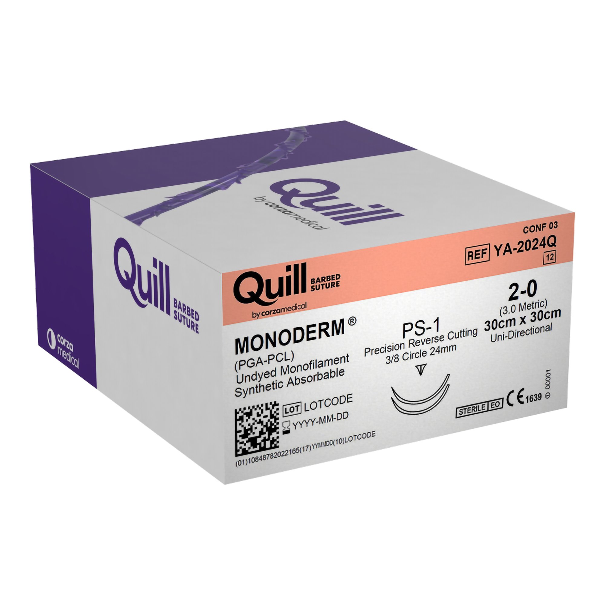 Quill Knotless Tissue-Closure Device, Monoderm Suture with Needle MK 869794