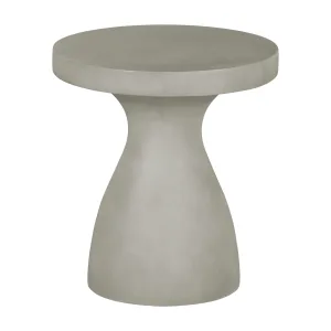 Outdoor Pedestal Side Table