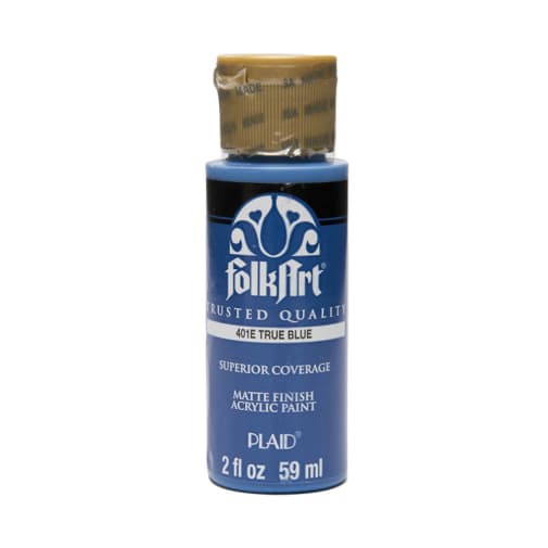 Folkart Color Acrylic Paint True Blue - 2 oz