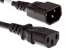 AC Power Cord, C14 to C13, 18 AWG, 3ft, Black