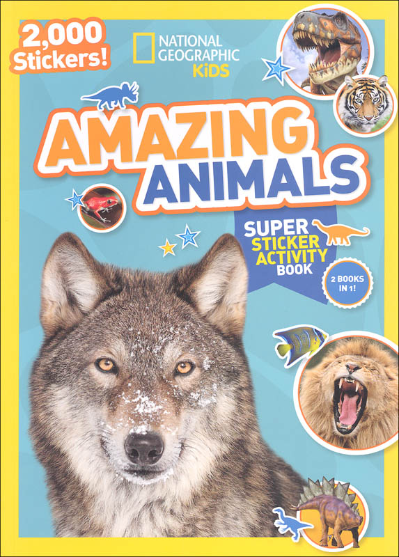 National Geographic Kids Dinos Sticker Activity Book: Over 1,000 Stickers!  by National Geographic Kids, Paperback
