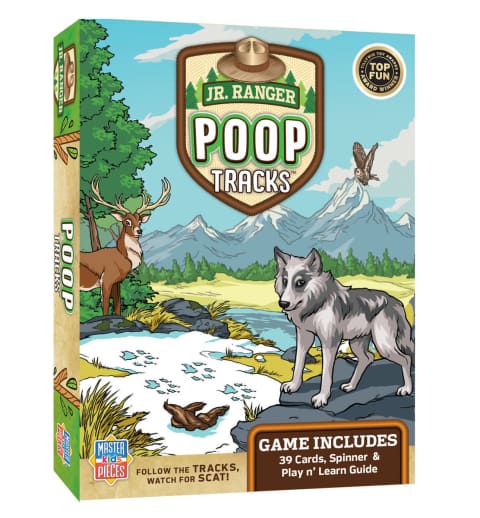 Jr. Ranger Poop Tracks Card Game