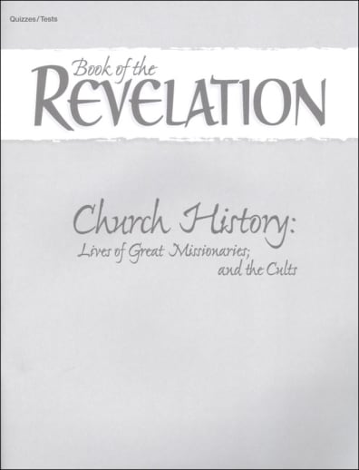Abeka Book of Revelation Quiz and Test Book