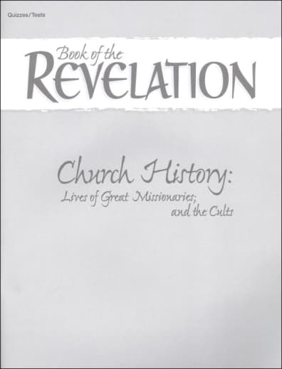 Abeka Book of Revelation Quiz and Test Book