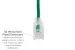 Cat6 Slim Ethernet Patch Cable, Snagless, 25 ft, Green